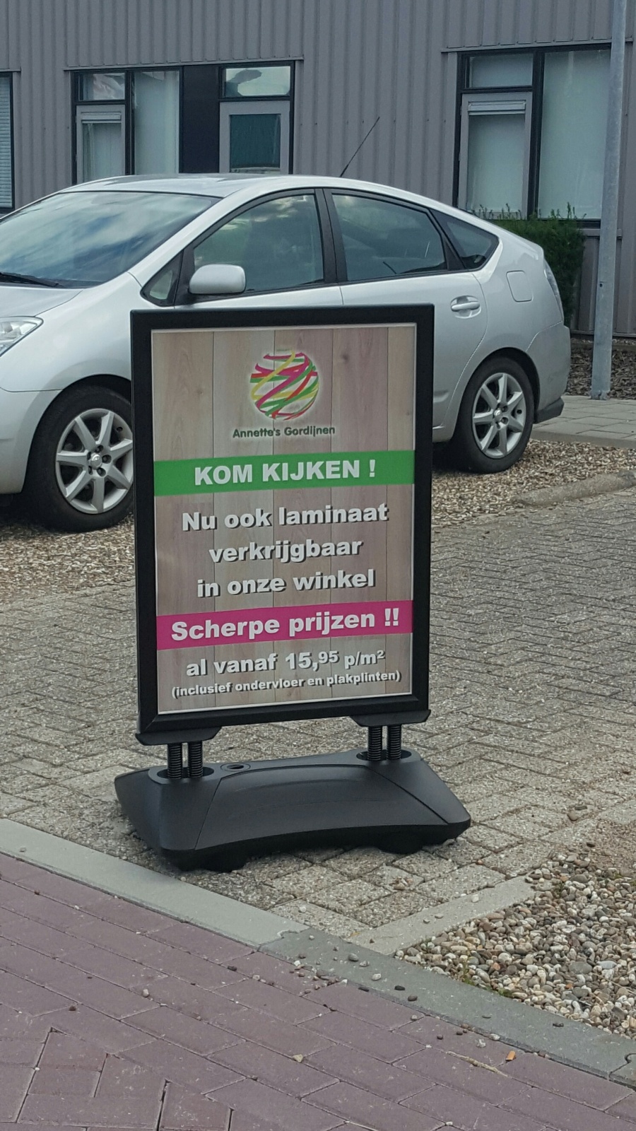 Zwenkbord Annettes gordijnen